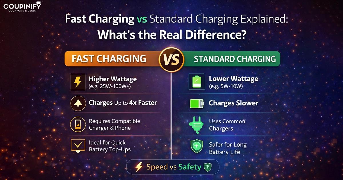 Fast Charging vs Standard Charging Explained: What’s the Real Difference?