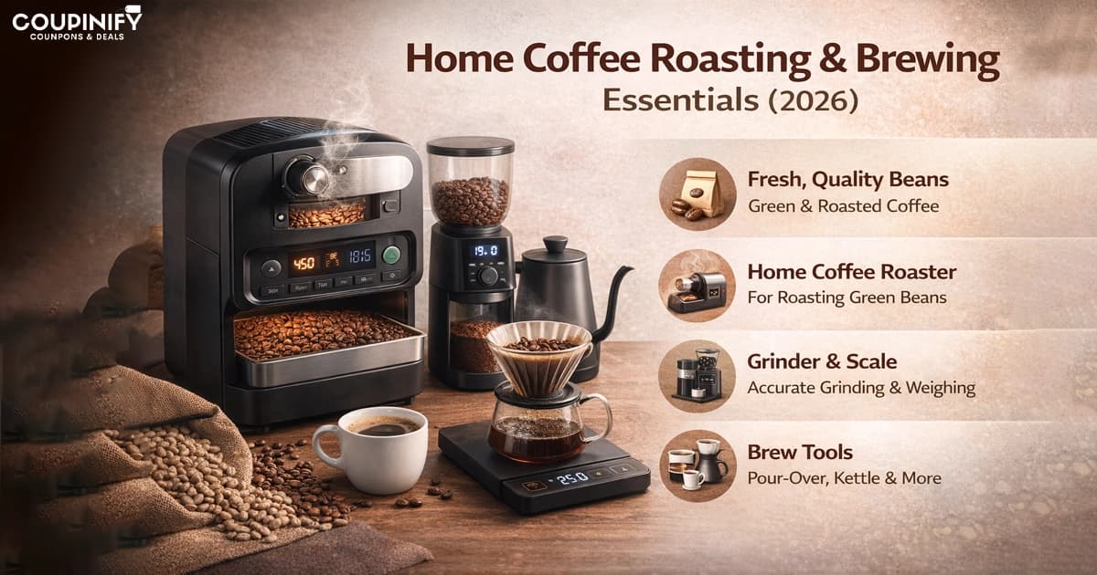 Home Coffee Roasting & Brewing Essentials (2026)