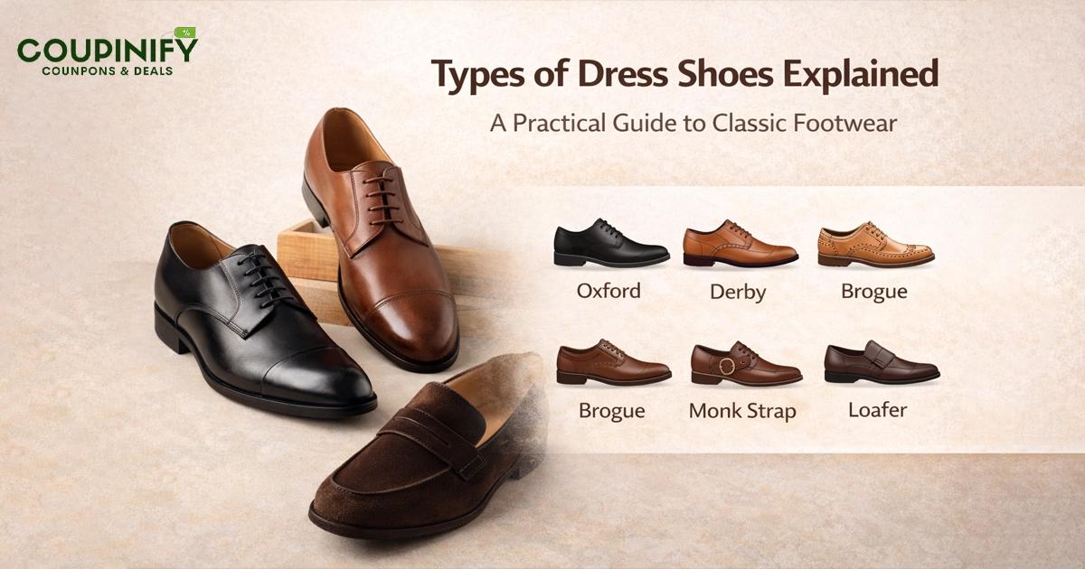 Types of Dress Shoes Explained: A Practical Guide to Classic Footwear