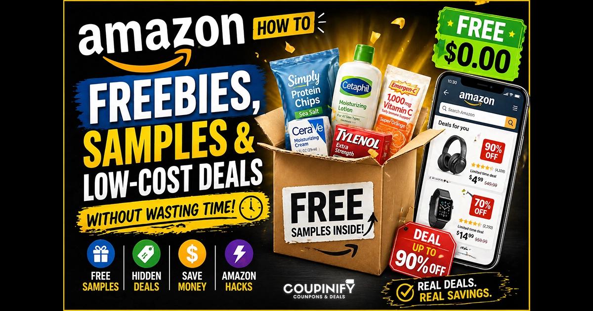 How to Find Amazon Freebies, Samples, and Low-Cost Deals Without Wasting Time