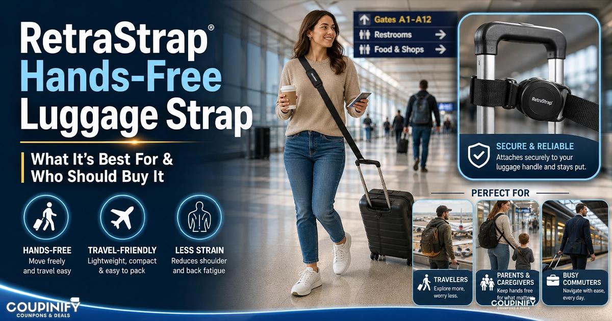 RetraStrap Hands-Free Luggage Strap: What It’s Best For and Who Should Buy It