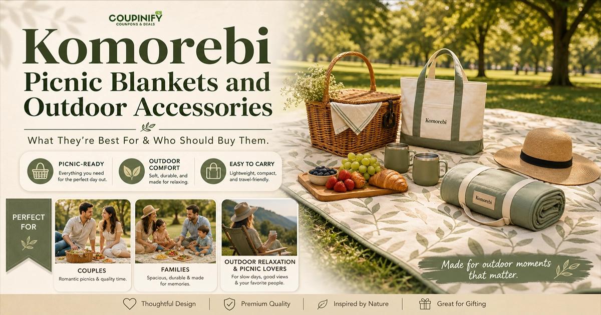 Komorebi Picnic Blankets and Outdoor Accessories: What They’re Best For and Who Should Buy Them