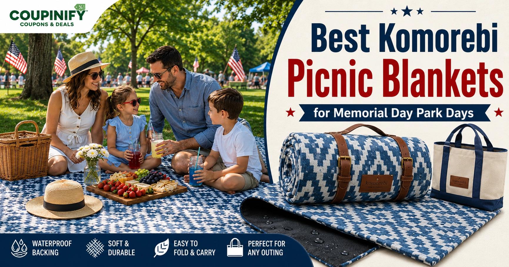Best Komorebi Picnic Blankets for Memorial Day Park Days