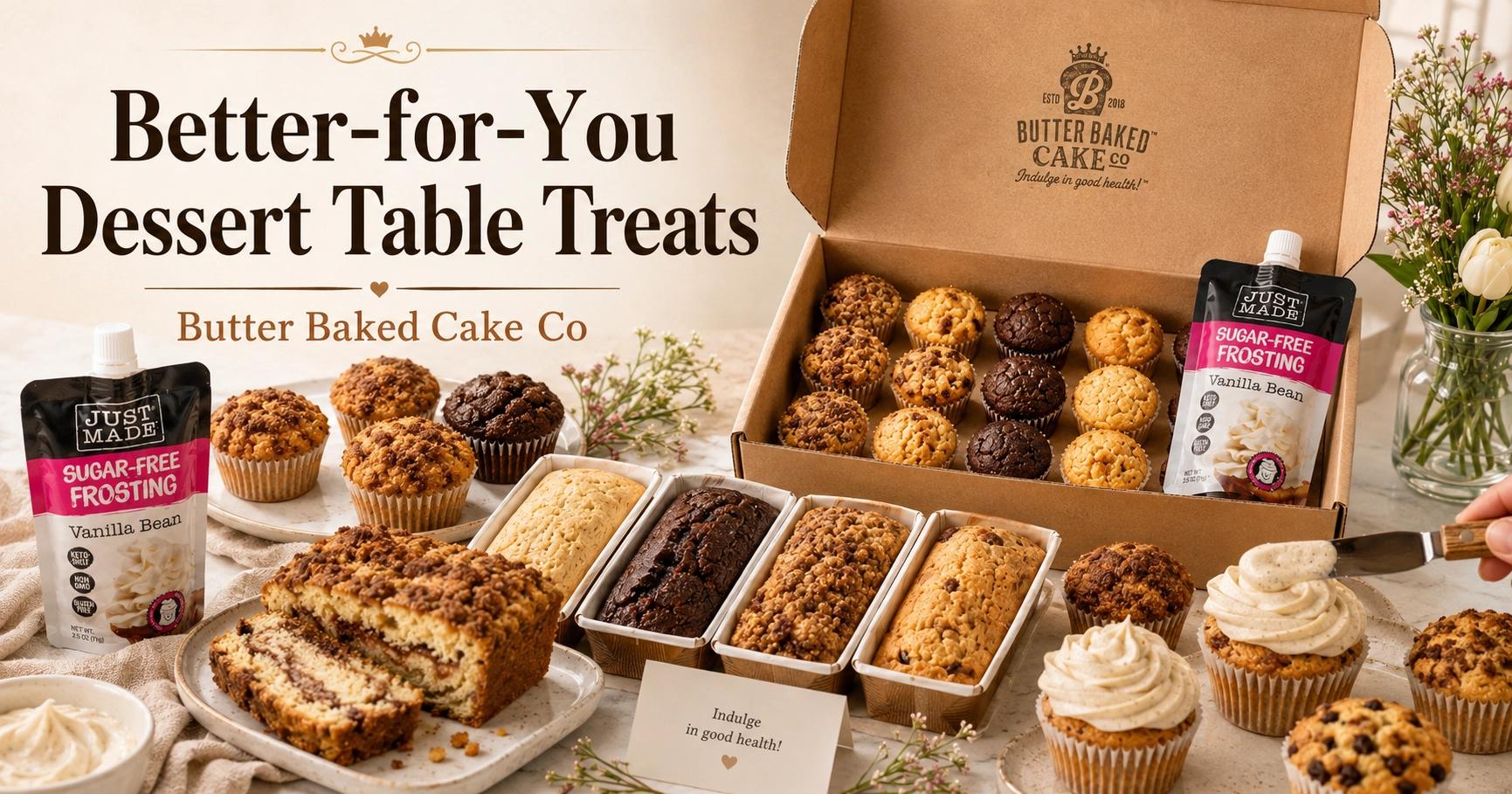 Butter Baked Cake Co Treats for Better-for-You Dessert Tables