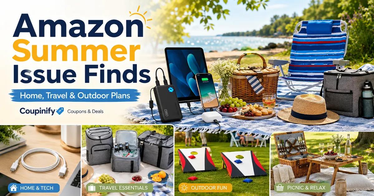 Amazon Summer Issue Finds for Home, Travel, and Outdoor Plans