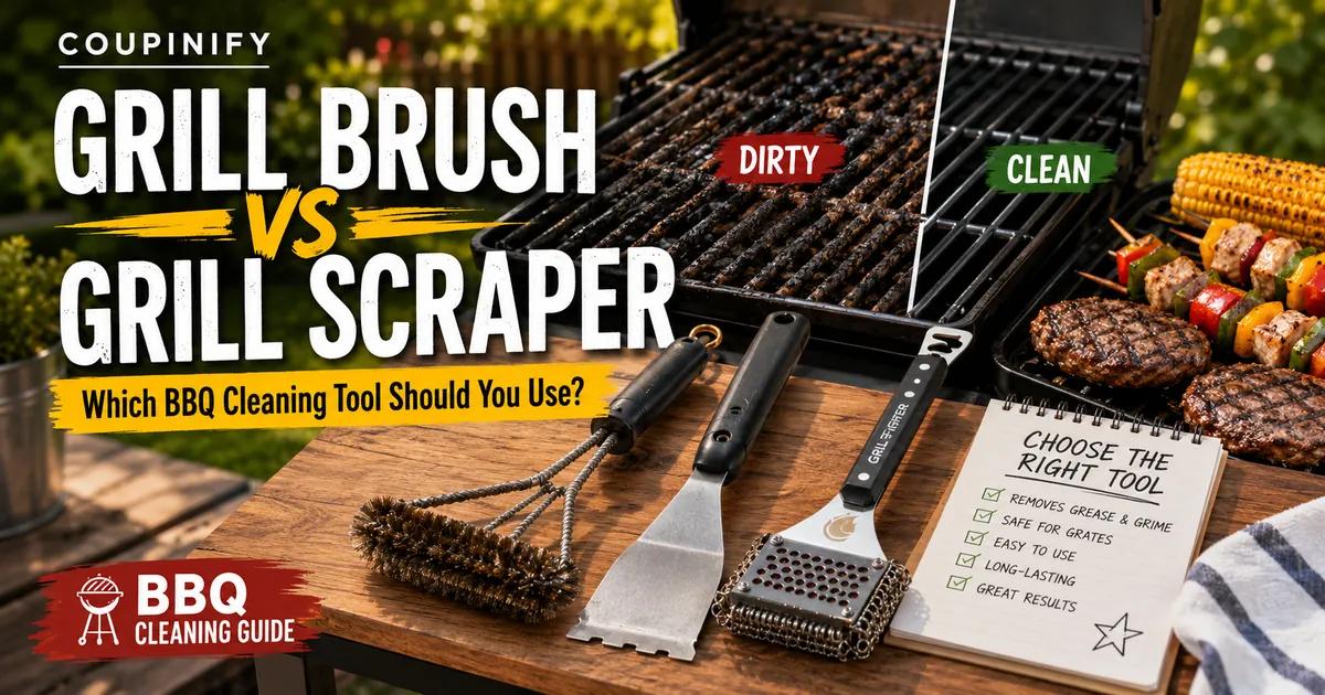 Grill Brush vs Grill Scraper: Which BBQ Cleaning Tool Should You Use?