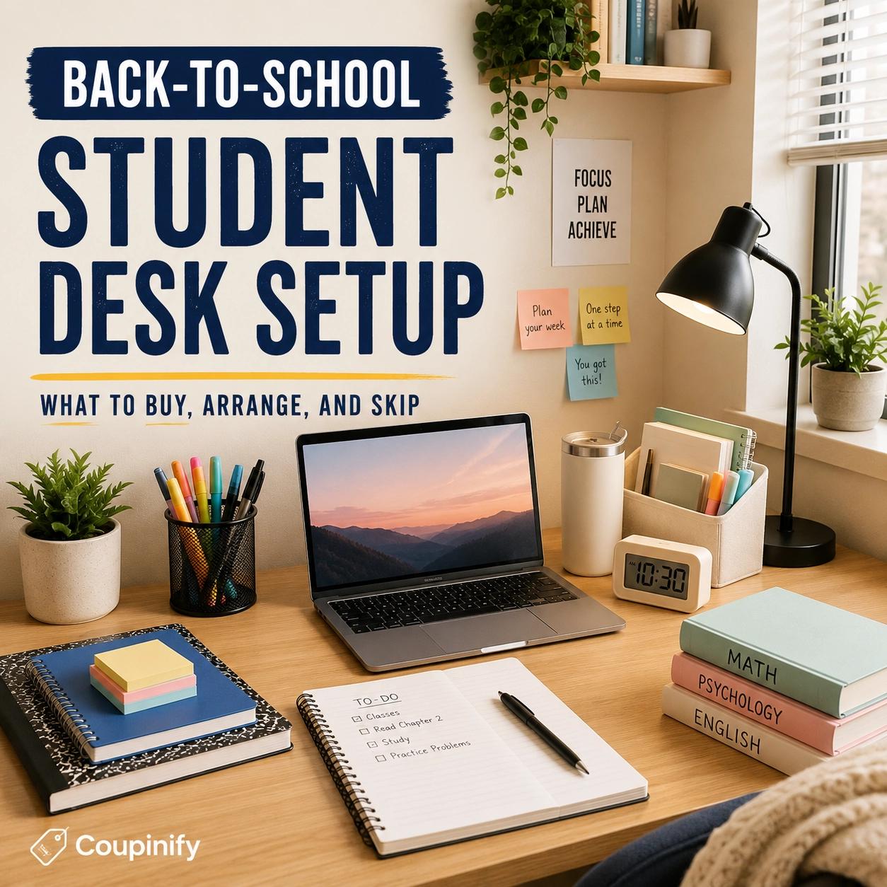 Back-to-School Student Desk Setup: What to Buy, Arrange, and Skip