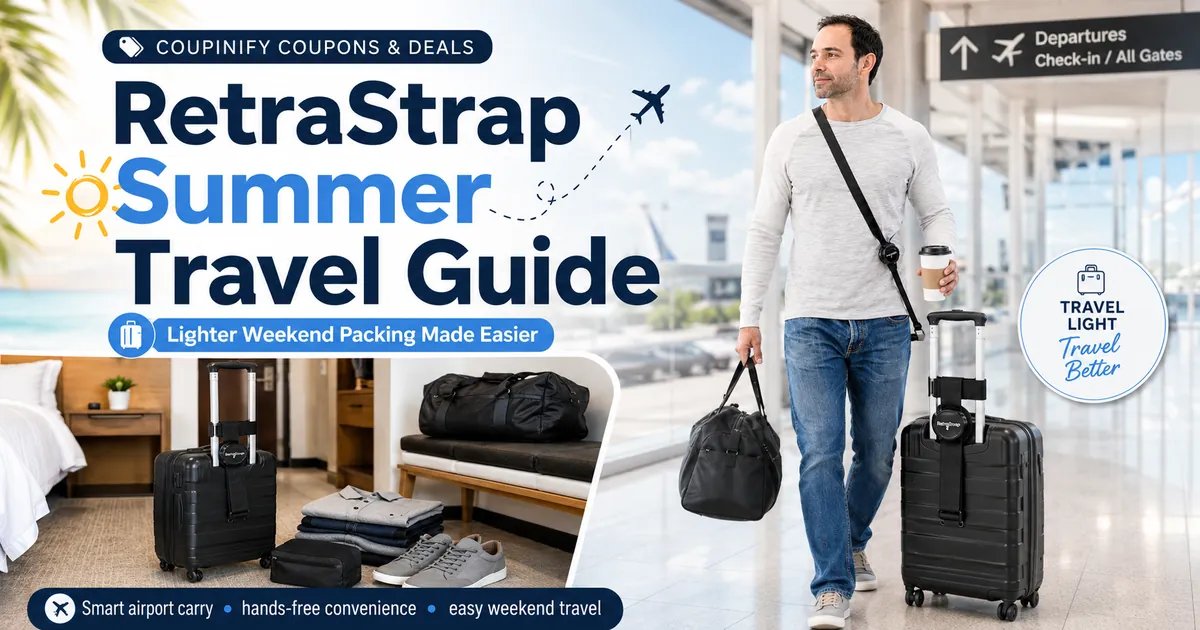 RetraStrap Summer Travel Guide for Lighter Weekend Packing