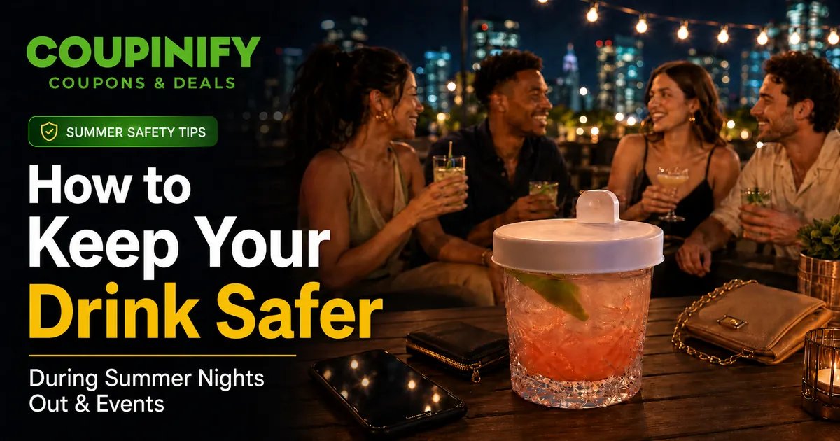 How to Keep Your Drink Safer During Summer Nights Out and Events