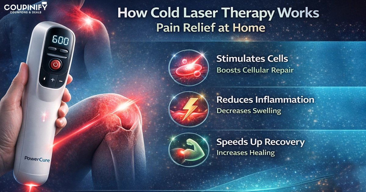 How Cold Laser Therapy Works for Pain Relief (And Why People Use It at Home)